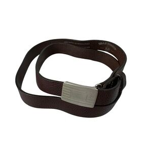 Genuine BILLS KHAKIS Brown Pebbled Leather Belt For Men 40